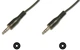 Кабель DIGITUS Audio connection stereo 3.5mm M/M 1.5м, чорний (AK-510100-015-S) - изображение 1