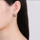 Серьги серебро стиль классика украшены камнямиSwarovski 1189 - изображение 4