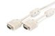Кабель DIGITUS VGA, HD15 M/M, 2 х ферит, 5м, білий (AK-310103-050-E) - изображение 2