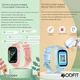 Дитячі Смарт Годинник Modfit Zoopex Pink |1.69", Call, GPS, GSM, SIM, 8 ГБ, 240x240, 3MP, 850mAh, IP67 |Рожевий - зображення 12
