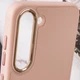 Шкіряний чохол Epik Bonbon Leather Metal Style на Samsung Galaxy S23 Рожевий / Light pink - зображення 5