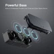 Портативная Bluetooth-колонка MTOOL V6, беспроводной музыкальный динамик со стереозвуком и глубокими басами Чёрный - изображение 6