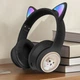 Блютуз наушники AKZ-02 беспроводные наушники вкладыши с ушками "Лиса" Bluetooth 5,3 EDR 2,402-2,480 ГГц Black [Y4R66YEL2-013] - изображение 2