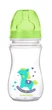 Бутылка с широким отверстием антиколиковая Easystart Цветные зверьки 240 мл Canpol babies Зеленая (5903407352060) - изображение 2