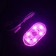 Самоклеючий Led світильник для салону автомобіля USB Рожевий - зображення 1