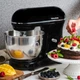 Міксер планетарный Vintage Cuisine у ретро стилі 800W Чорний - изображение 2
