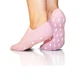 Розовые увлажняющие гелевые носочки SPA Gel Socks с приятным ароматом - изображение 4