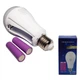 LED Лампочка со съемным аккумулятором 2 x 18650 20w - изображение 4