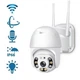 Уличная камера видеонаблюдения PTZ WiFi Outdoor Camera ICSEE 5MP белая - изображение 3