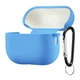 Чехол Silicone Case 2,5mm with microfiber for AirPods Pro 2 Wave Blue - изображение 1