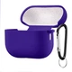 Чехол Silicone Case 2,5mm with microfiber for AirPods Pro 2 Deep Purple - изображение 1