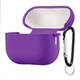 Чехол Silicone Case 2,5mm with microfiber for AirPods Pro 2 Purple - изображение 1
