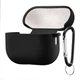 Чохол Silicone Case 2,5mm with microfiber for AirPods Pro 2 Black - зображення 1