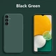 Силиконовый чехол Soft Touch для Samsung Galaxy S24 Тёмно-зелёный - изображение 1