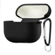 Чехол Silicone Case 2,5mm with microfiber for AirPods Pro Black - изображение 1
