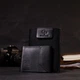 Кожаный мужской кошелек GRANDE PELLE 10х8х0,5 см (acs0026938) - изображение 9