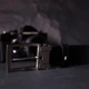 Шкіряний чоловічий ремінь GRANDE PELLE 3,4х120 см (acs0026898) Чорний - зображення 6