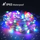 Умная светодиодная гирлянда RGB 5 м 50LED для ёлки и новогоднего декора, управление через телефон Bluetooth - изображение 6