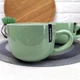 Большая керамическая кружка 480 мл Ardesto Bagheria Pastel green - изображение 4