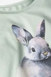 Реглан для девочки светло-зеленый Кролик H&M 110-116см (400093695) - изображение 2