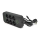 Мережевий фільтр Voltronic F06U-Black 2 м, 6 розеток, 10А - зображення 2