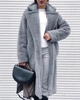 Шуба Тедди Оверсайз серая , A-L, 90 см, XS - изображение 3