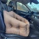 Автокресло сумка-переноска автогамак лежак для собак животных автомобильная переноска 50 х 45 см Коричневий1 - изображение 3