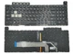 Клавіатура для ноутбуків ASUS TUF Gaming FX506, FX506U, FX506II, FX506IH, FX506LI, FA506, FA506Q, FA506QM, FA506QR, FX506II, FA706, FX706 — чорна (RU), без рамки, з RGB-підсвіткою, Original - зображення 1