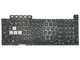 Клавіатура для ноутбуків ASUS TUF Gaming FX506, FX506U, FX506II, FX506IH, FX506LI, FA506, FA506Q, FA506QM, FA506QR, FX506II, FA706, FX706 — чорна (RU), без рамки, з RGB-підсвіткою, Original - зображення 3