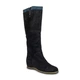 Сапоги женские зимние черные на танкетке 36 BT81B19-27BM Carlabei - изображение 9