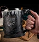 Кухоль Гра Престолів, пивний келих Winter is Coming Stark, чашка Game of Thrones зима близько - зображення 4