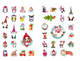 Christmas sticker book Ялинка Веселі забавки для дошкільнят Талант - зображення 4