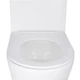 Унитаз подвесной Qtap Swan безободковый Ultra Quiet с сиденьем Soft-close QT16335179W - изображение 5