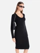 Платье миди женское Colin's CL1065270BLK L Black (8683197802378) - изображение 1