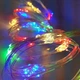 Світлодіодна гірлянда роса капля "Кінський хвіст" 10 ниток по 2 м 200 LED на ялинку від USB ЮСБ від мережі, Мультикольор - зображення 2