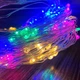 Світлодіодна гірлянда роса капля "Кінський хвіст" 10 ниток по 2 м 200 LED на ялинку від USB ЮСБ від мережі, Мультикольор - зображення 6