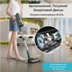 Аккумуляторный пылесос PRETTYCARE P1 Pro, с 3 режимами всасывания до 30 кПа, бесщеточным двигателем, сенсорный дисплеем и LED подсветкой - изображение 6