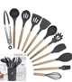 Набір кухонного приладдя 12 предметів Чорний Kitchen Set - зображення 3