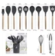 Набір кухонного приладдя 12 предметів Чорний Kitchen Set - зображення 4