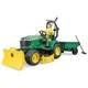 Спецтехніка Bruder садовий трактор John Deere з причіпом та фігуркою садівника (62104) - зображення 1