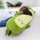 Мягкая игрушка подушка My Kigu плюшевая Авокадо батон 75 см Зеленый (9043) - изображение 6