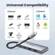 USB-хаб UGREEN CM480 USB-C to 2×USB3.2+2×USB-C Adapter 10G Grey (UGR-30758) - изображение 6