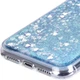 Чохол Glitter для Iphone XR бампер рідкий блиск синій - зображення 5