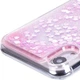 Чехол Glitter для Iphone XR бампер жидкий блеск розовый - изображение 4
