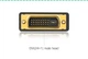 Кабель UGREEN 20124 DVI 24+1 Male to HDMI Female Adapter (Black) (UGR-20124) (UGR-20124) - изображение 4