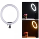 Кольцевая студийная лампа Ring MJ-26 для блогеров селфи кольцо RGB LED 26 см - изображение 5