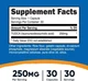 Тауроурсодезоксихолевая кислота премиум-класса Nutricost TUDCA 30 капсул - изображение 2