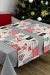 Скатерть Прованс Merry Christmas Серая 120x132 см (31426) (4823093451551) - изображение 5