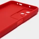Чехол Fiji Soft для Xiaomi Poco F4 силикон бампер красный - изображение 3