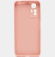 Чехол Fiji Soft для Xiaomi Redmi Note 12S силикон бампер светло-розовый - изображение 2